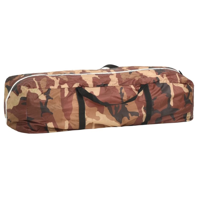 Cort de piscină, camuflaj, 660x580x250 cm, material textil