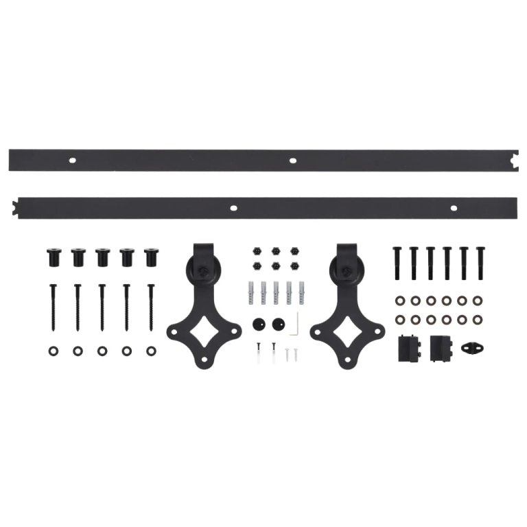 Ușă glisantă cu set feronerie, 80 x 210 cm, lemn masiv de pin