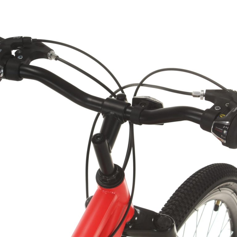 Bicicletă montană cu 21 viteze, roată 27,5 inci, roșu, 38 cm