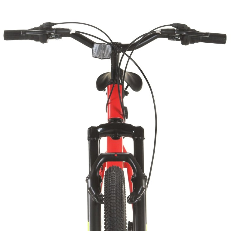 Bicicletă montană cu 21 viteze, roată 27,5 inci, roșu, 38 cm