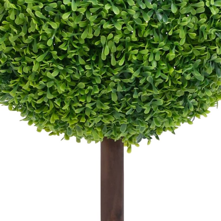 Plantă artificială cimișir cu ghiveci, verde, 50cm, formă minge