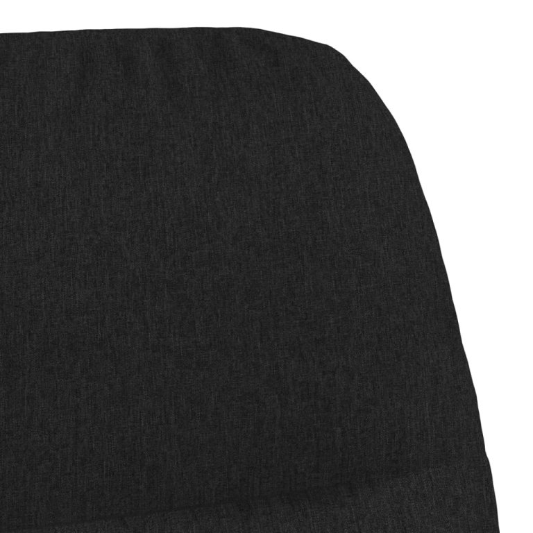 Scaun balansoar, negru, material textil