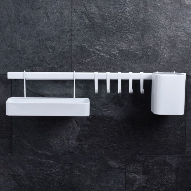 Excellent Houseware Organizator pentru bucătărie, 8 piese, negru