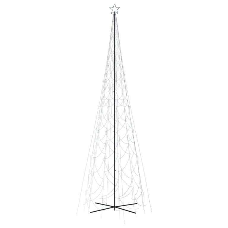 Brad de Crăciun conic, 3000 LED-uri, albastru, 230x800 cm