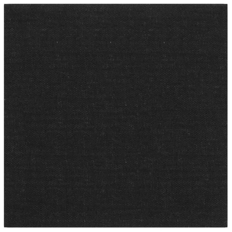 Panouri de perete 12 buc. negru 30x30 cm țesătură 1,08m²