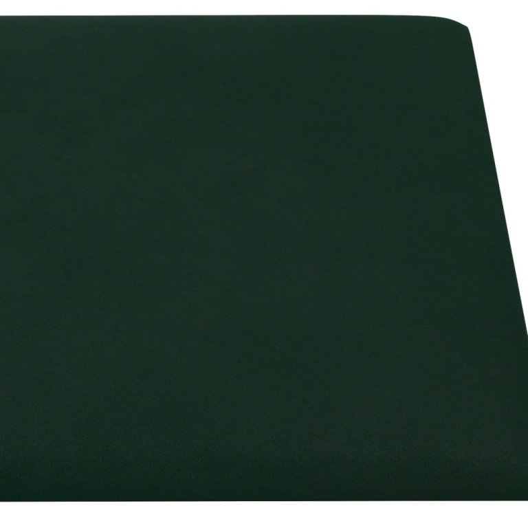 Panouri de perete 12 buc. verde închis 60x30 cm catifea 2,16 m²