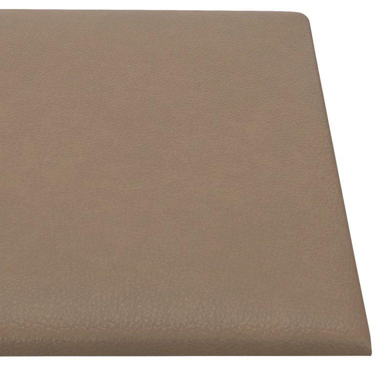 Panouri de perete 12 buc. cappuccino 90x30 cm piele eco 3,24 m²