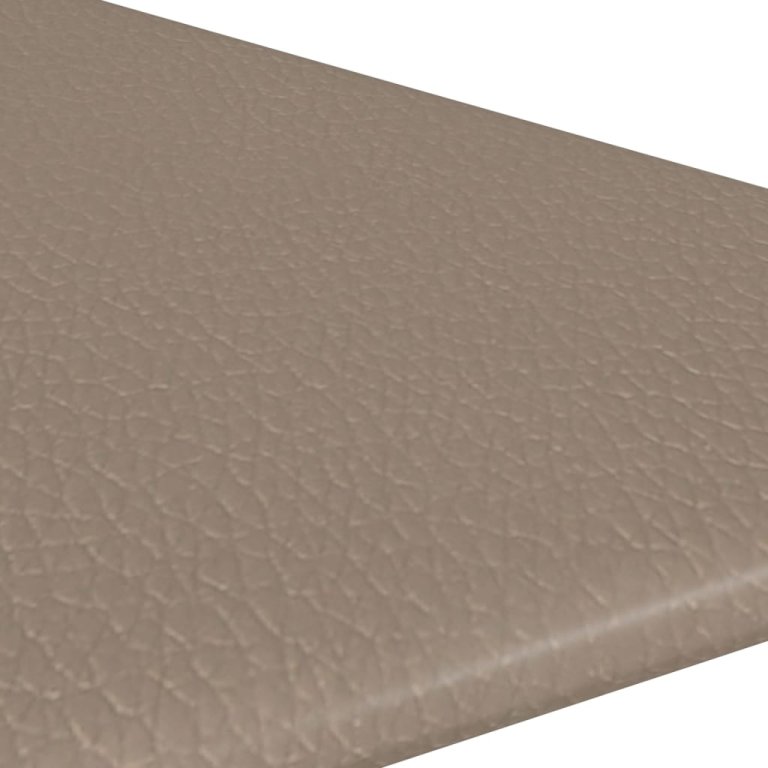 Panouri de perete 12 buc. cappuccino 30x30 cm piele eco 0,54 m²