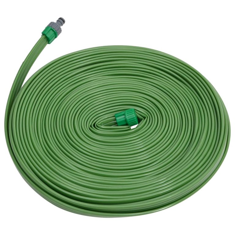 Furtun pentru stropit cu 3 tuburi, verde, 15 m, PVC