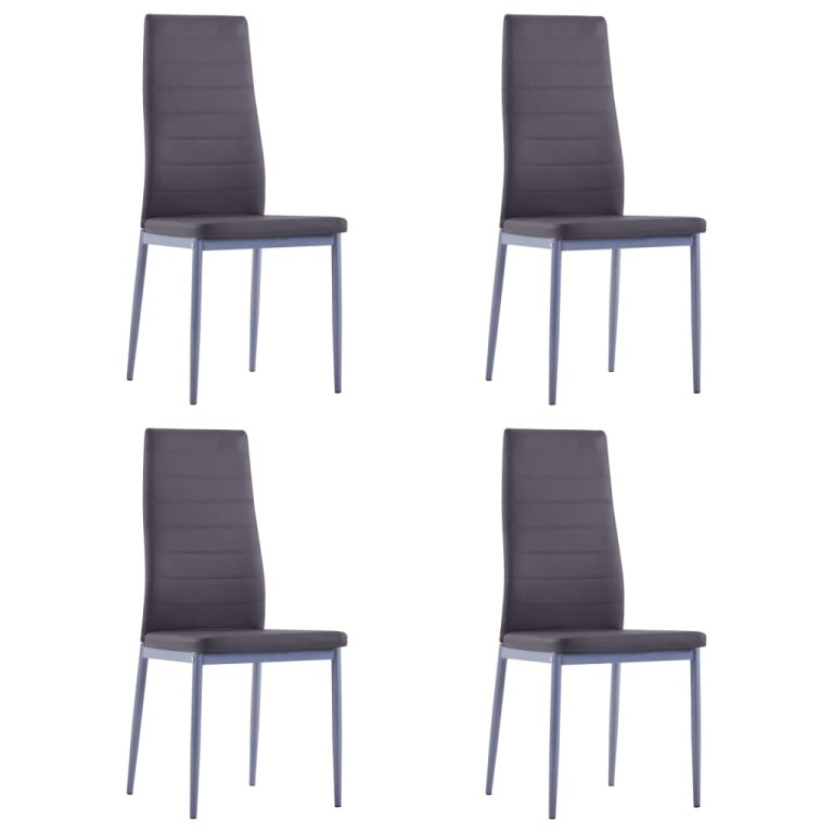 Set mobilier de bucătărie, 5 piese, gri