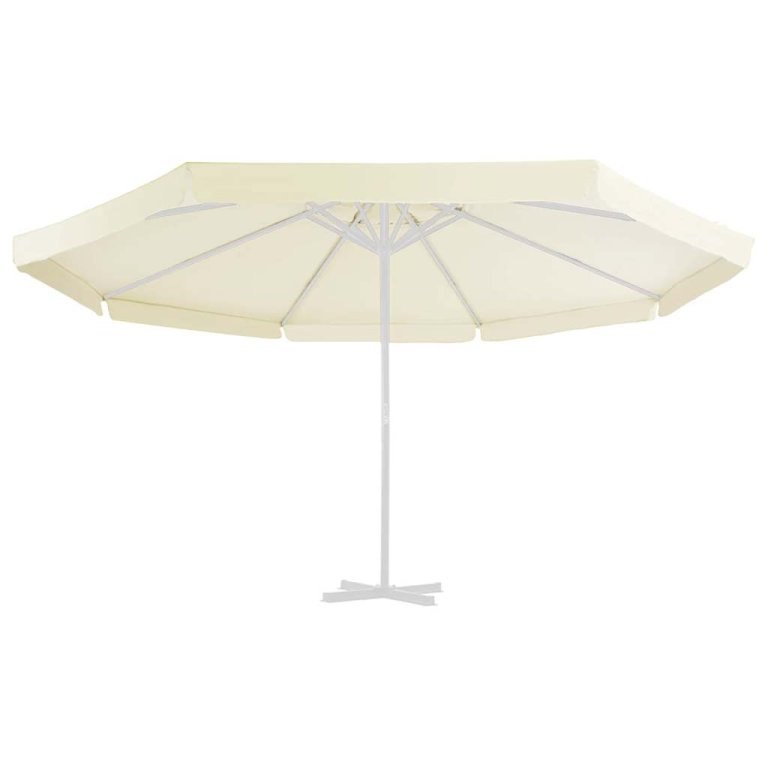 Pânză de schimb umbrelă de soare de exterior nisipiu 500 cm