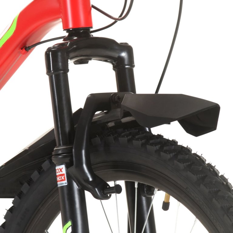 Bicicletă montană cu 21 viteze, roată 26 inci, 36 cm, roșu