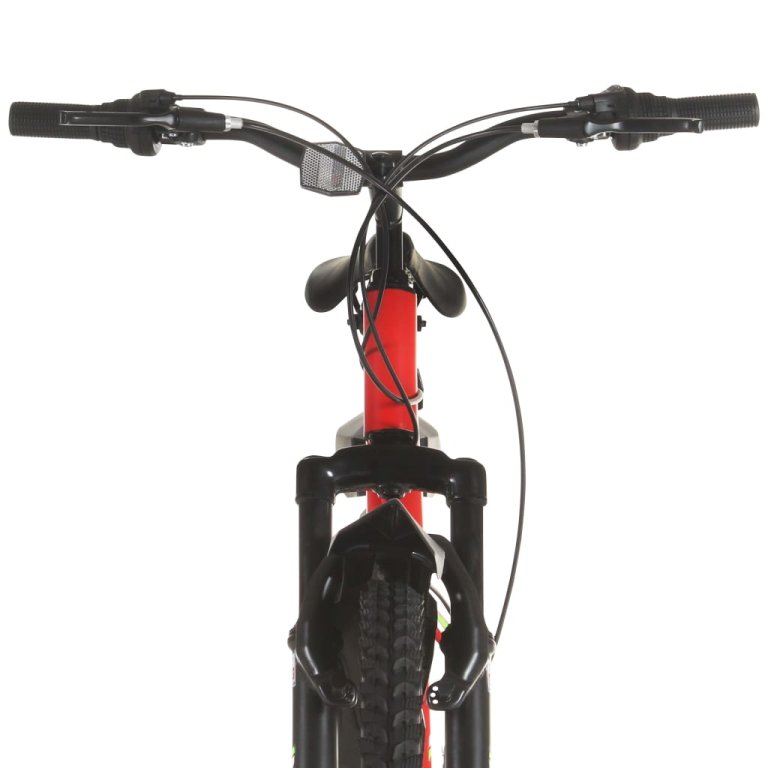 Bicicletă montană cu 21 viteze, roată 26 inci, 36 cm, roșu