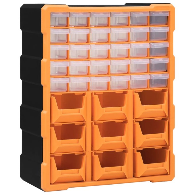 Organizator cu 39 de sertare, 38x16x47 cm