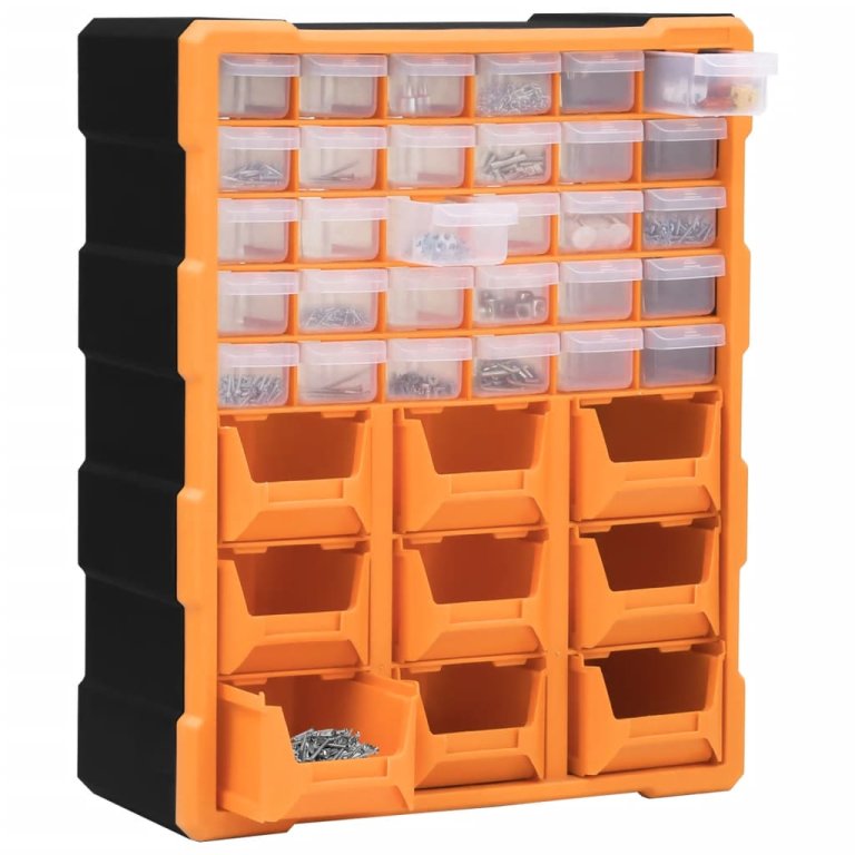 Organizator cu 39 de sertare, 38x16x47 cm