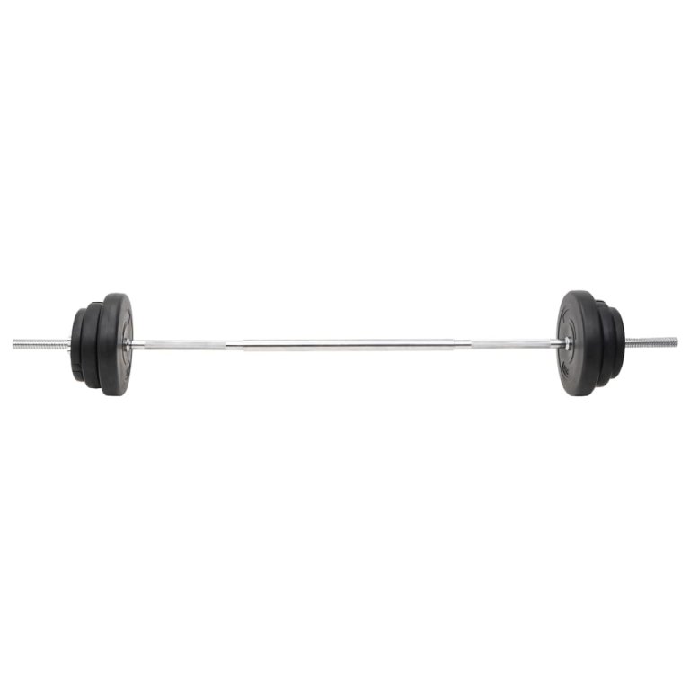 Set de halteră și gantere cu plăci de greutate, 90 kg