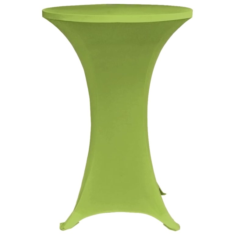 Husă elastică pentru masă, 2 buc., verde, 70 cm