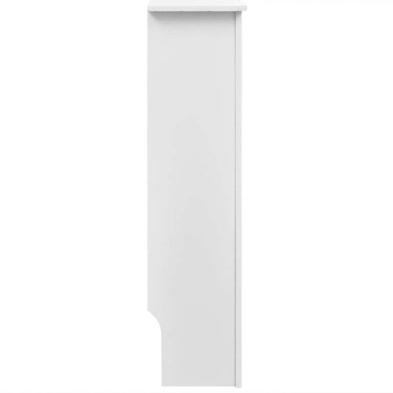 Mască de calorifer încălzire, dulap radiator, alb, 112 cm, MDF