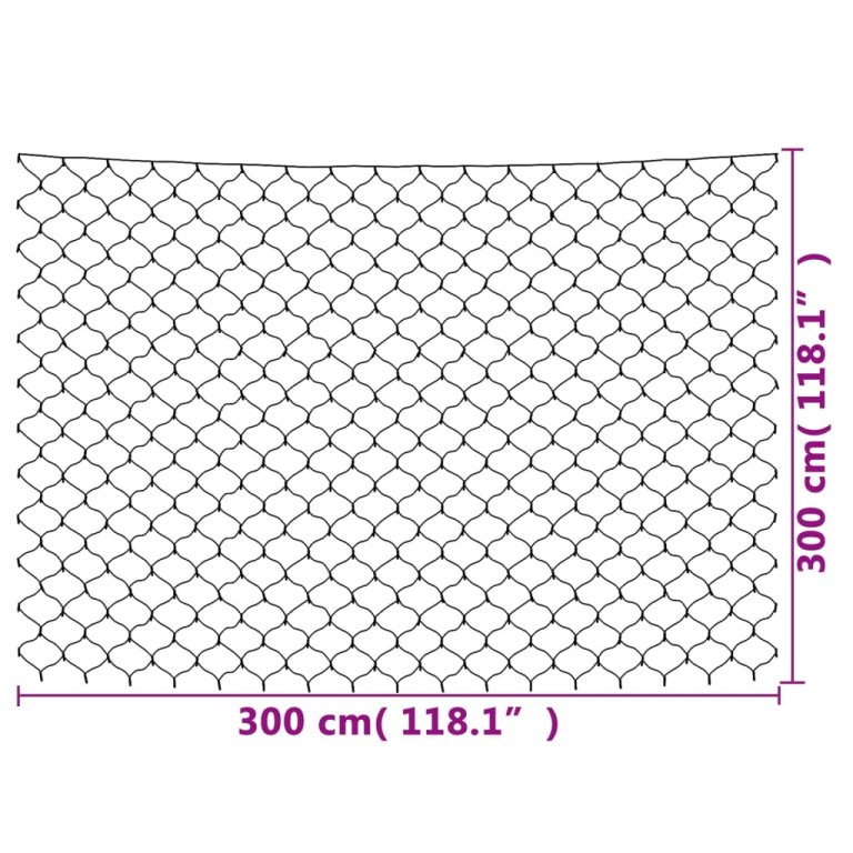 Plasă lumini de Crăciun, alb rece, 3x3 m, 306 LED-uri, int/ext