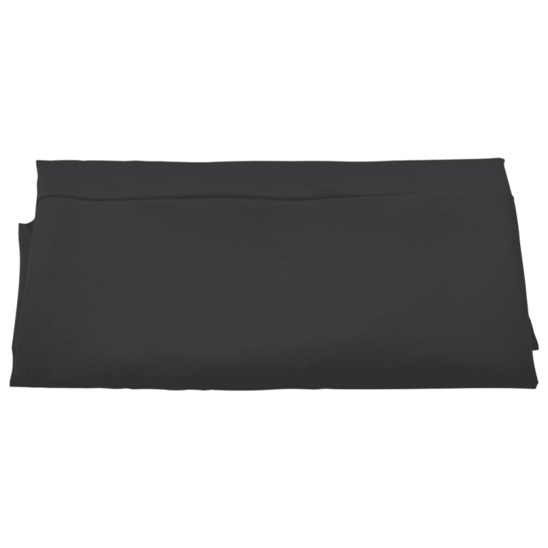 vida XL Pânză de schimb umbrelă de soare consolă, negru, 350 cm