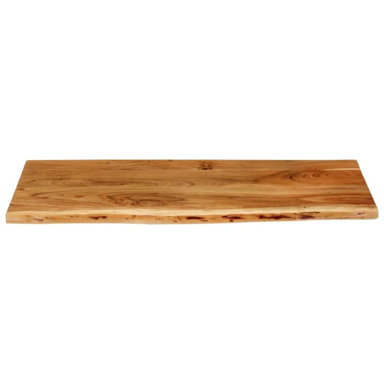 Blat lavoar de baie, 114x52x2,5 cm, lemn masiv de acacia