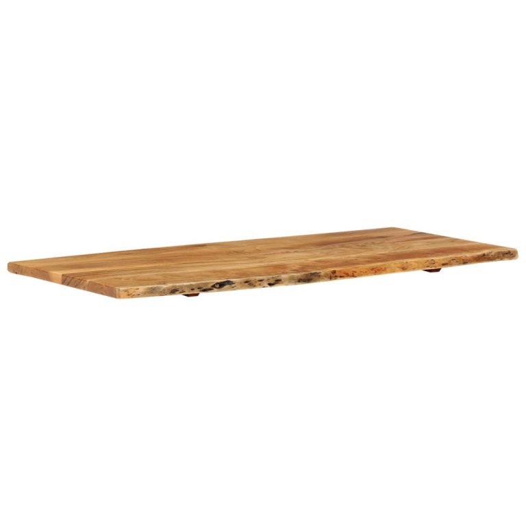 Blat lavoar de baie, 114x52x2,5 cm, lemn masiv de acacia