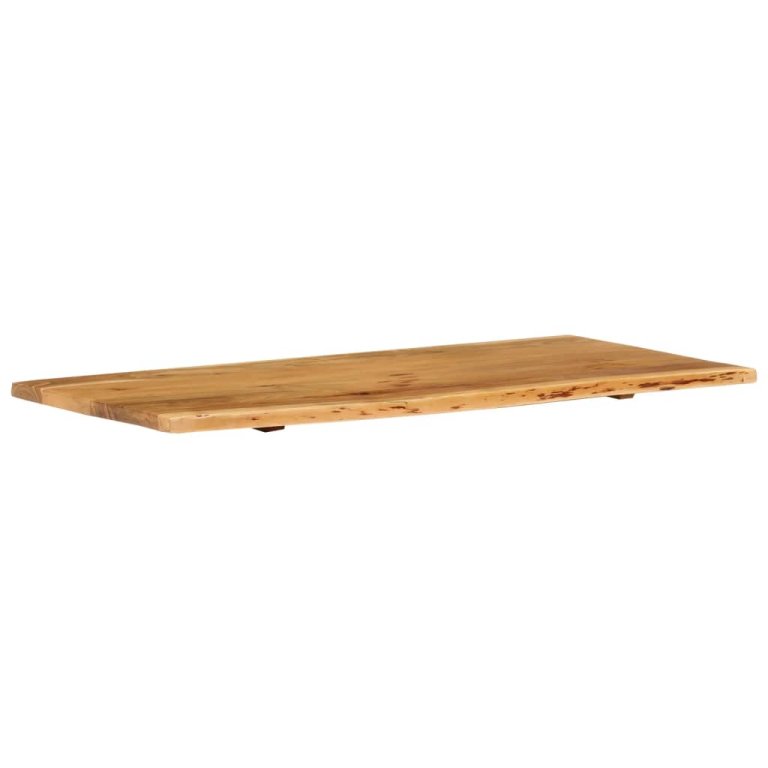 Blat lavoar de baie, 114x52x2,5 cm, lemn masiv de acacia