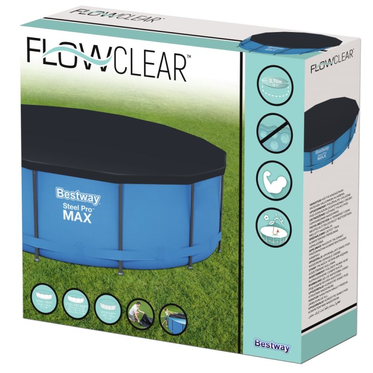 92071 Bestway Husă de piscină Flowclear, 366 cm