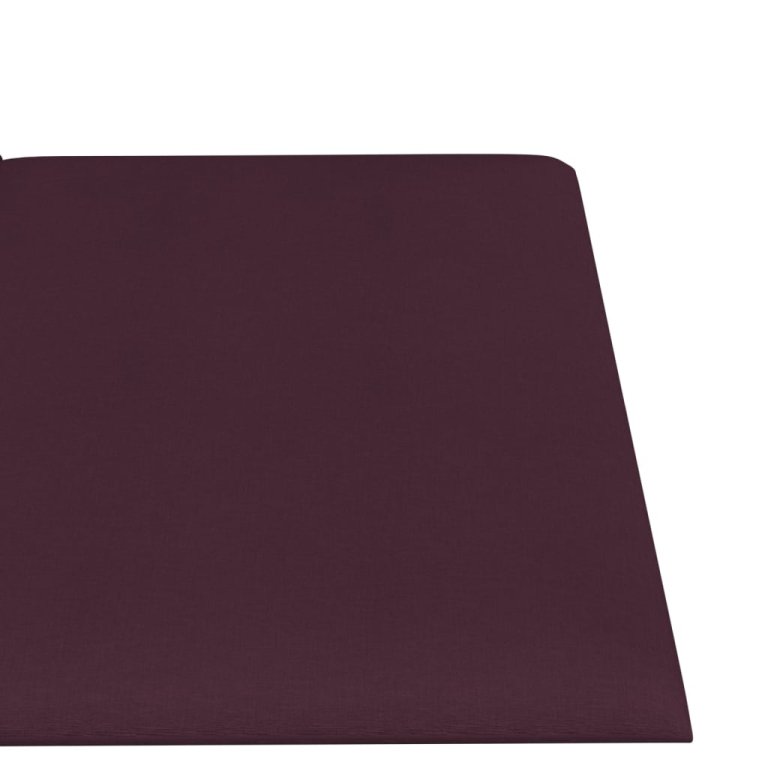 Panouri de perete 12 buc. violet 30x15 cm textil 0,54 m²