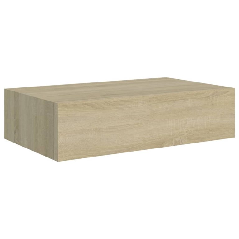 Dulap de perete cu sertar, stejar, 40x23,5x10 cm, MDF