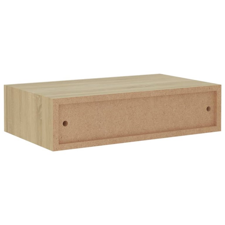 Dulap de perete cu sertar, stejar, 40x23,5x10 cm, MDF