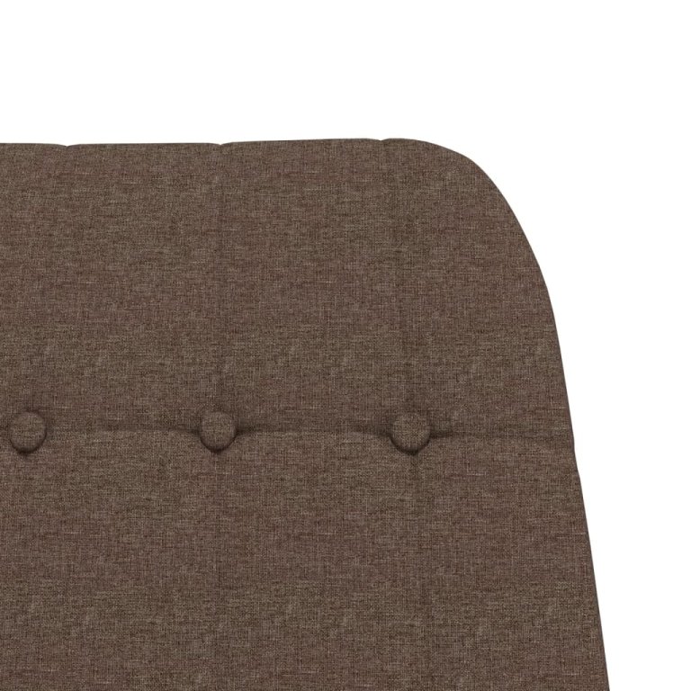 Scaun balansoar, gri taupe, material textil