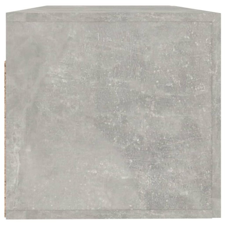 Dulap de perete, gri beton, 100x36,5x35 cm, lemn prelucrat