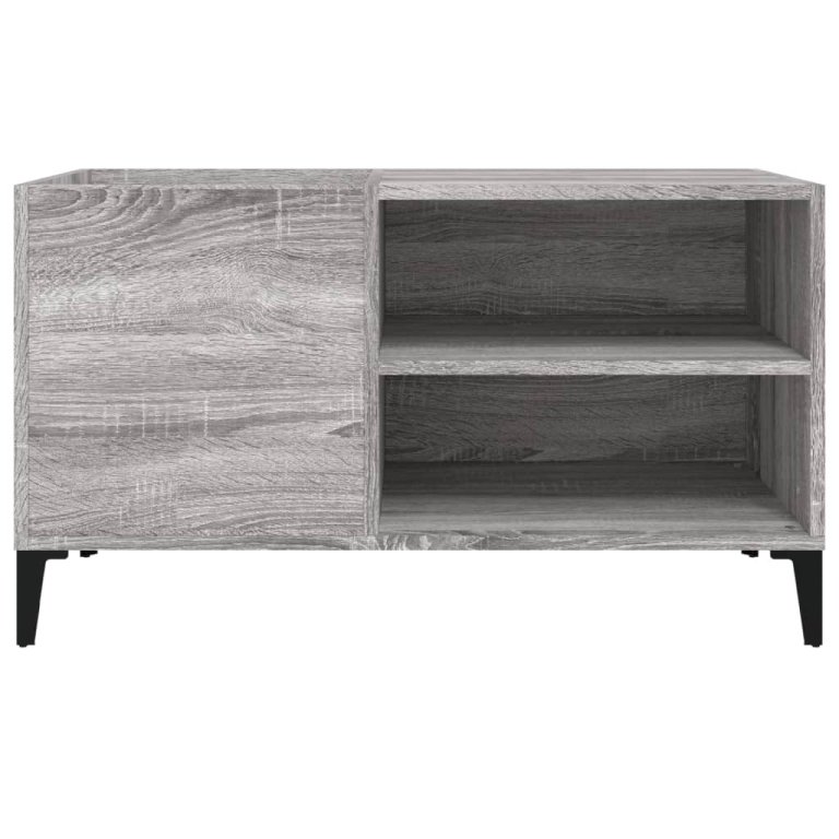 Dulap pentru discuri gri sonoma 84,5x38x48 cm lemn prelucrat