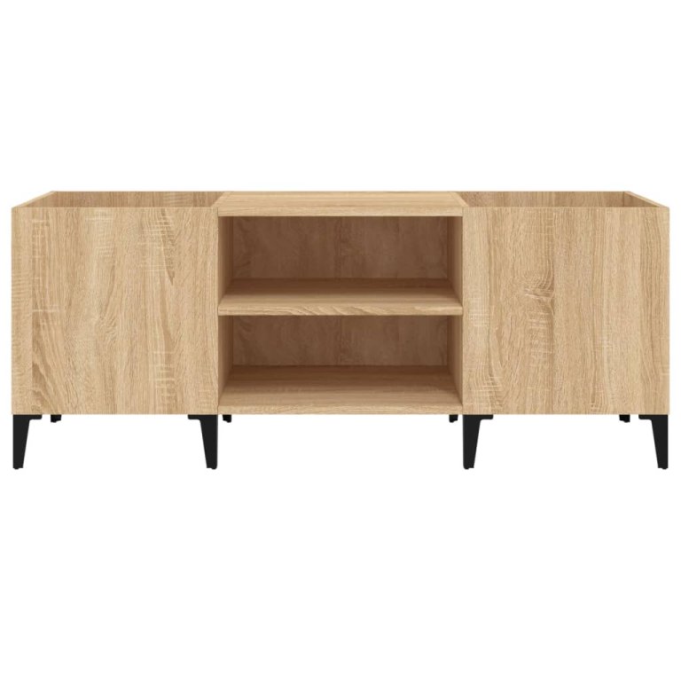 Dulap pentru discuri stejar sonoma 121x38x48 cm, lemn prelucrat