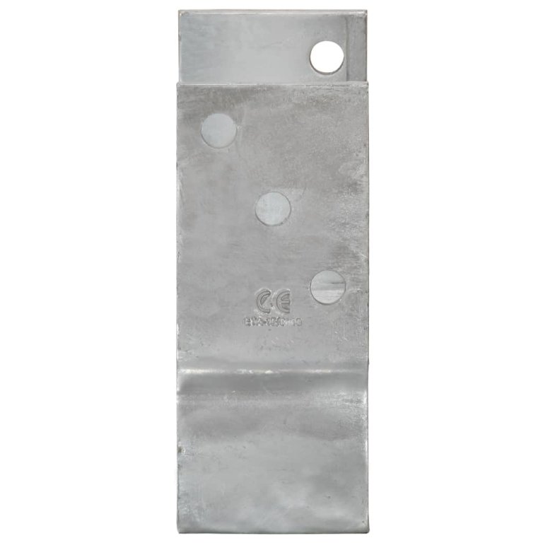 Ancore de gard, 6 buc., argintiu, 12x6x15 cm, oțel galvanizat