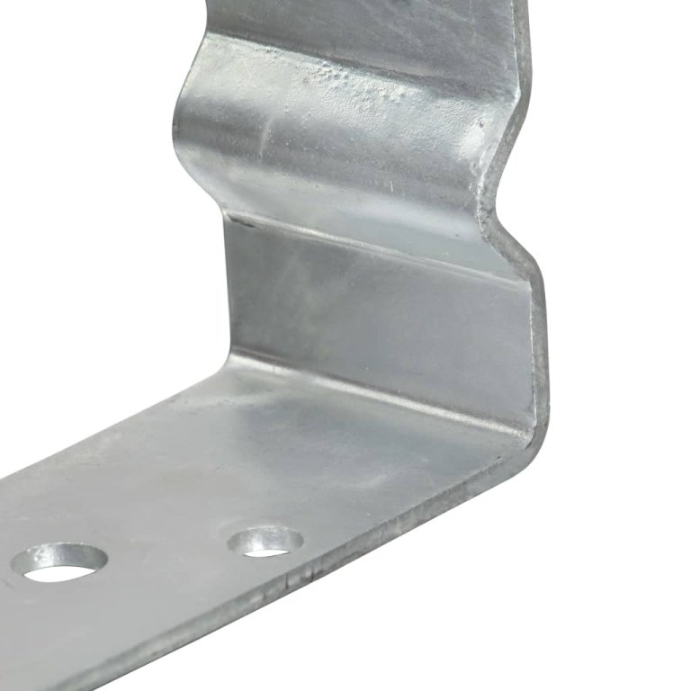 Ancore de gard, 6 buc., argintiu, 12x6x15 cm, oțel galvanizat