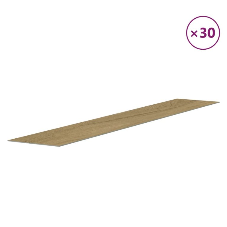 Panouri de perete aspect lemn, maro, 4,12 m², PVC