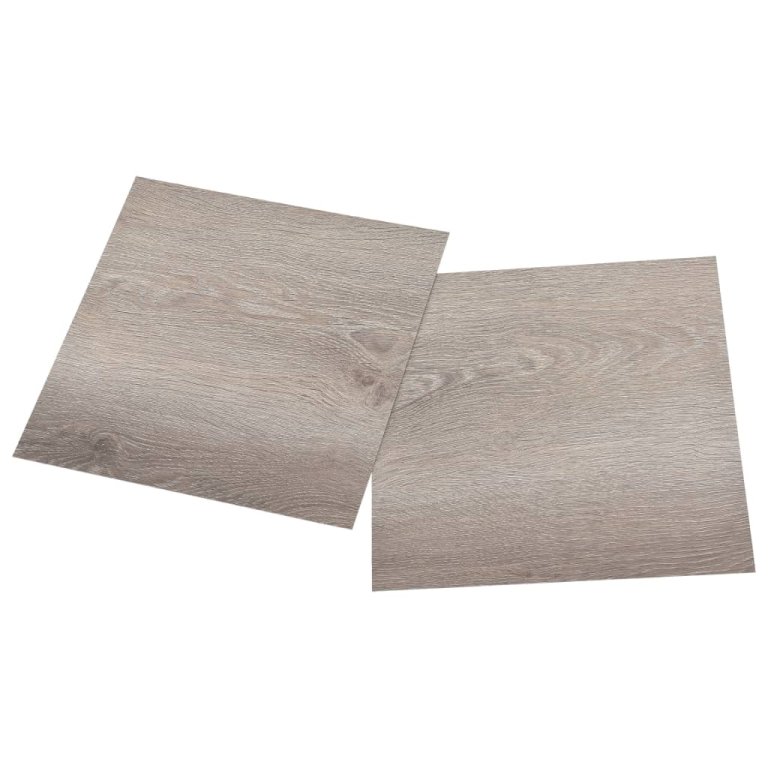 Plăci de pardoseală autoadezive 55 buc. gri taupe PVC 5,11 m²