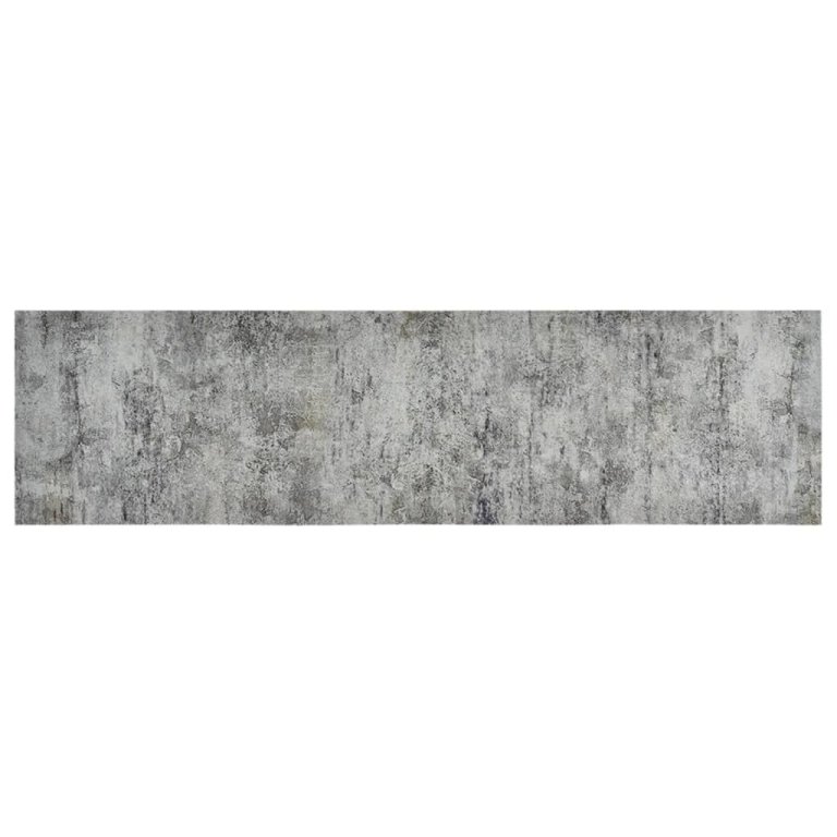 Covor de bucătărie lavabil Beton, 45x150 cm, catifea