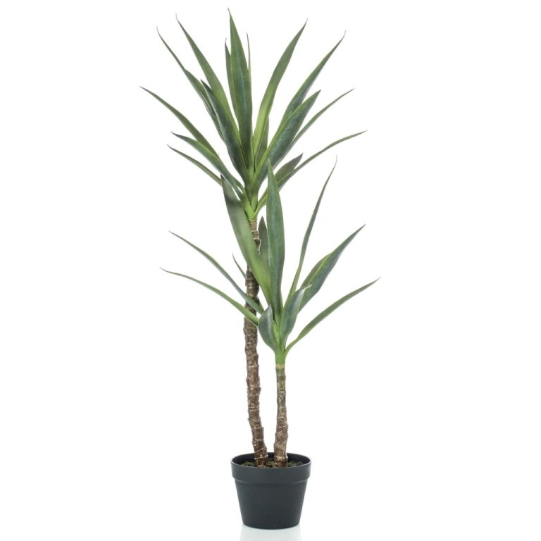 Emerald Yucca artificială, 110 cm, în ghiveci