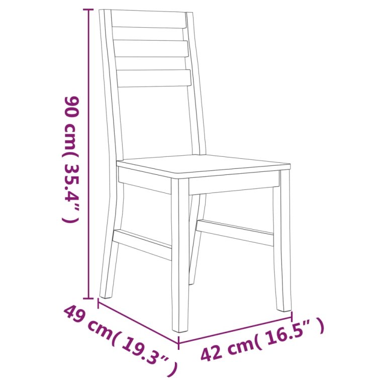 Set mobilier de bucătărie, 5 piese, lemn masiv de acacia