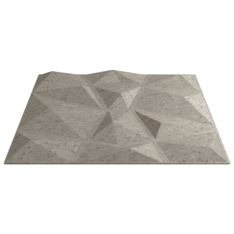 Panouri de perete 48 buc. gri beton 50x50 cm XPS 12 m² diamant