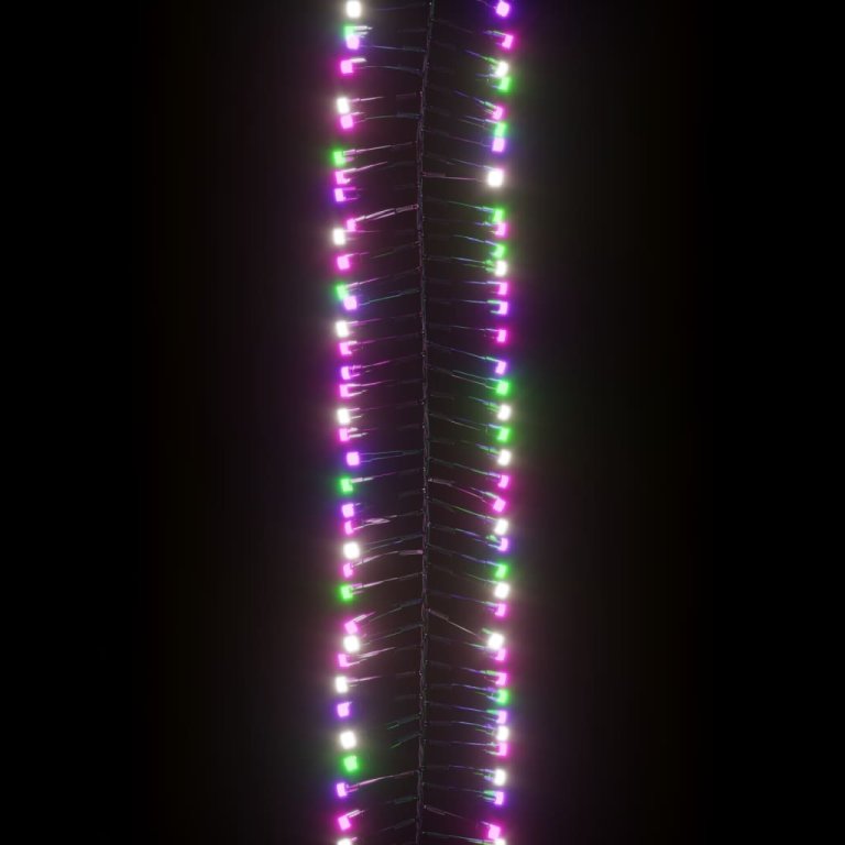 Instalație cluster, 3000 LED-uri, multicolor pastel, 23 m PVC