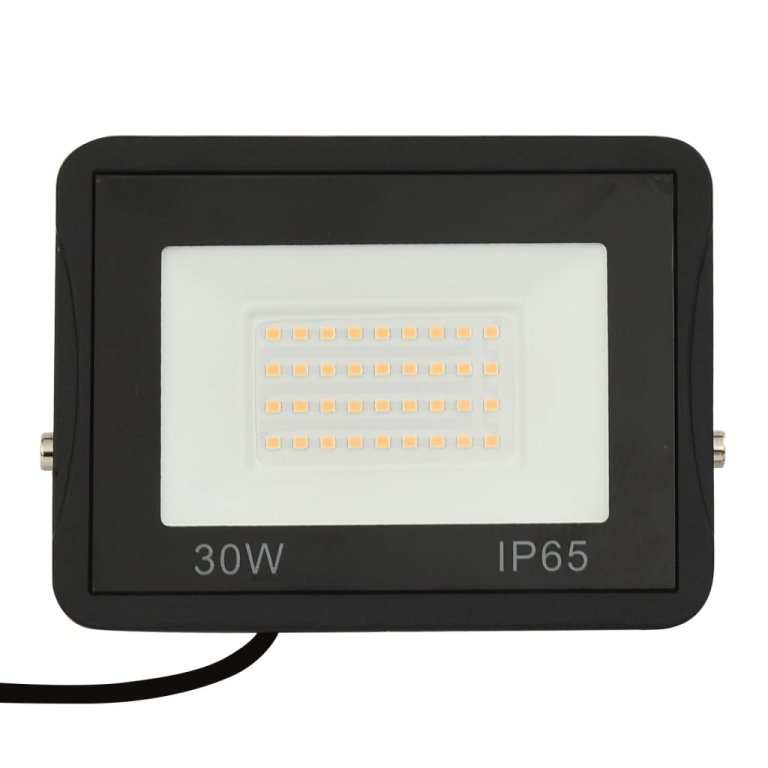 Proiector cu LED, alb cald, 30 W