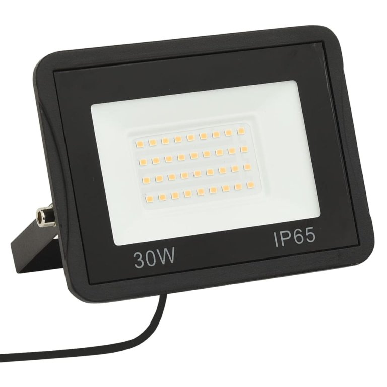 Proiector cu LED, alb cald, 30 W