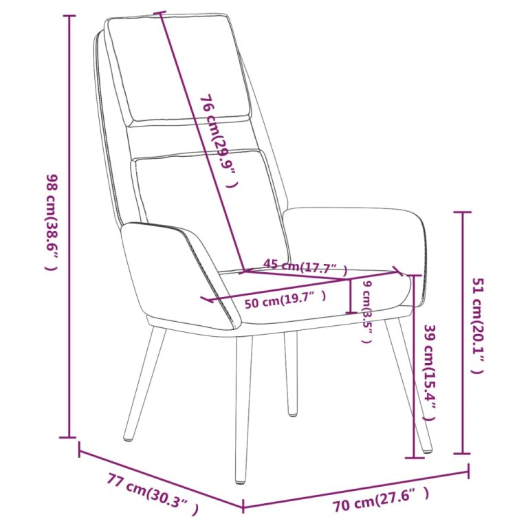 Scaun de relaxare, gri închis, material textil