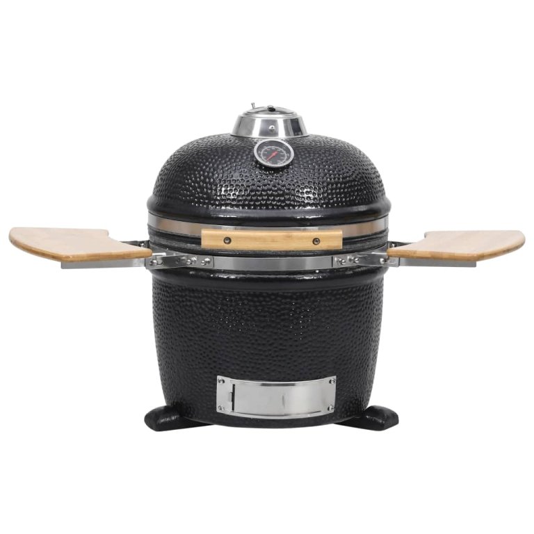 Kamado Grătar cu afumătoare din ceramică 44 cm