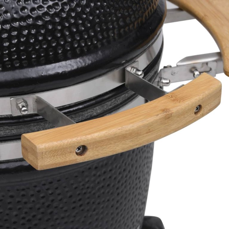 Kamado Grătar cu afumătoare din ceramică 44 cm