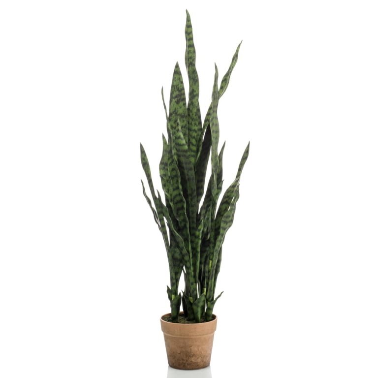 Emerald Plantă artificială Sanseveria, ghiveci 84 cm